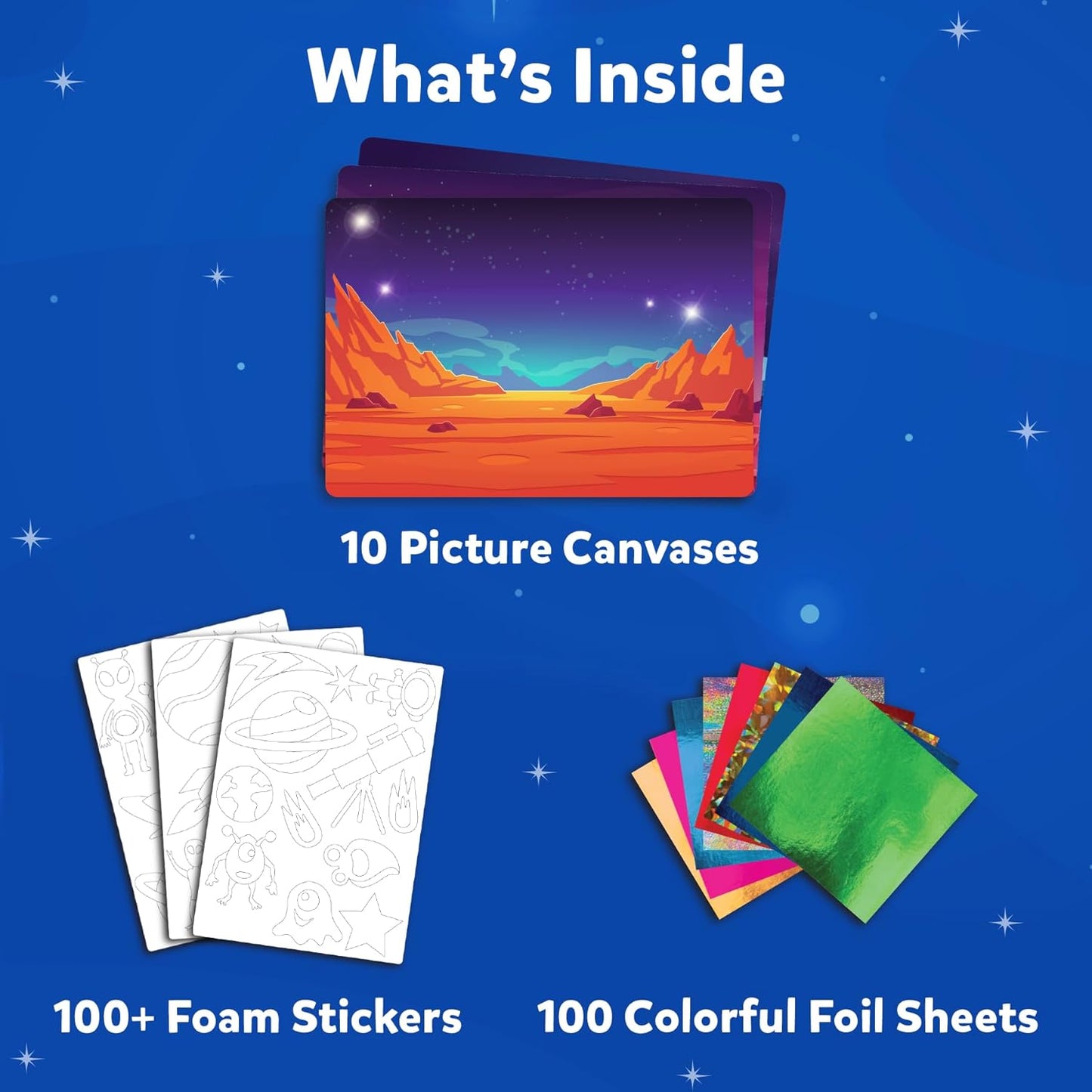 Foil Fun Up in Space