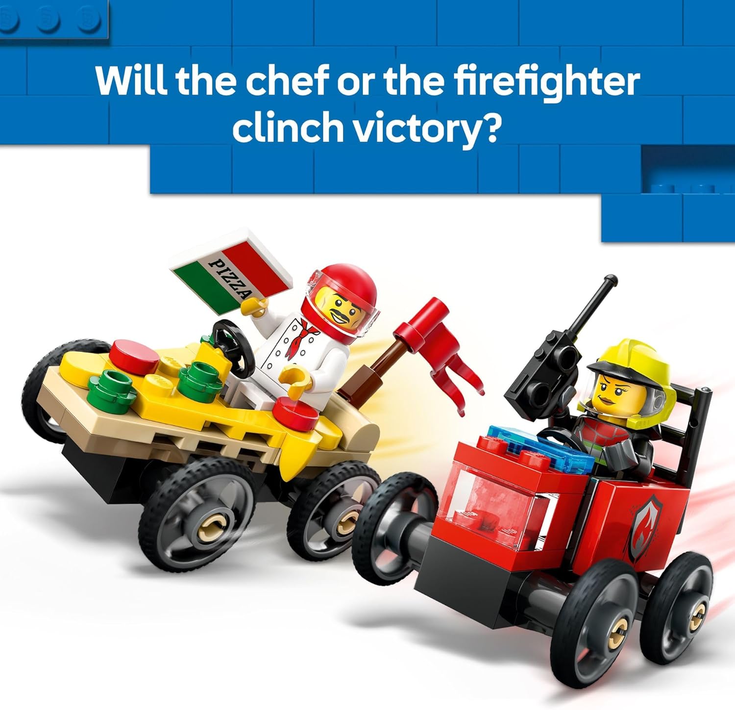 Pizza Fire Truck Race Car