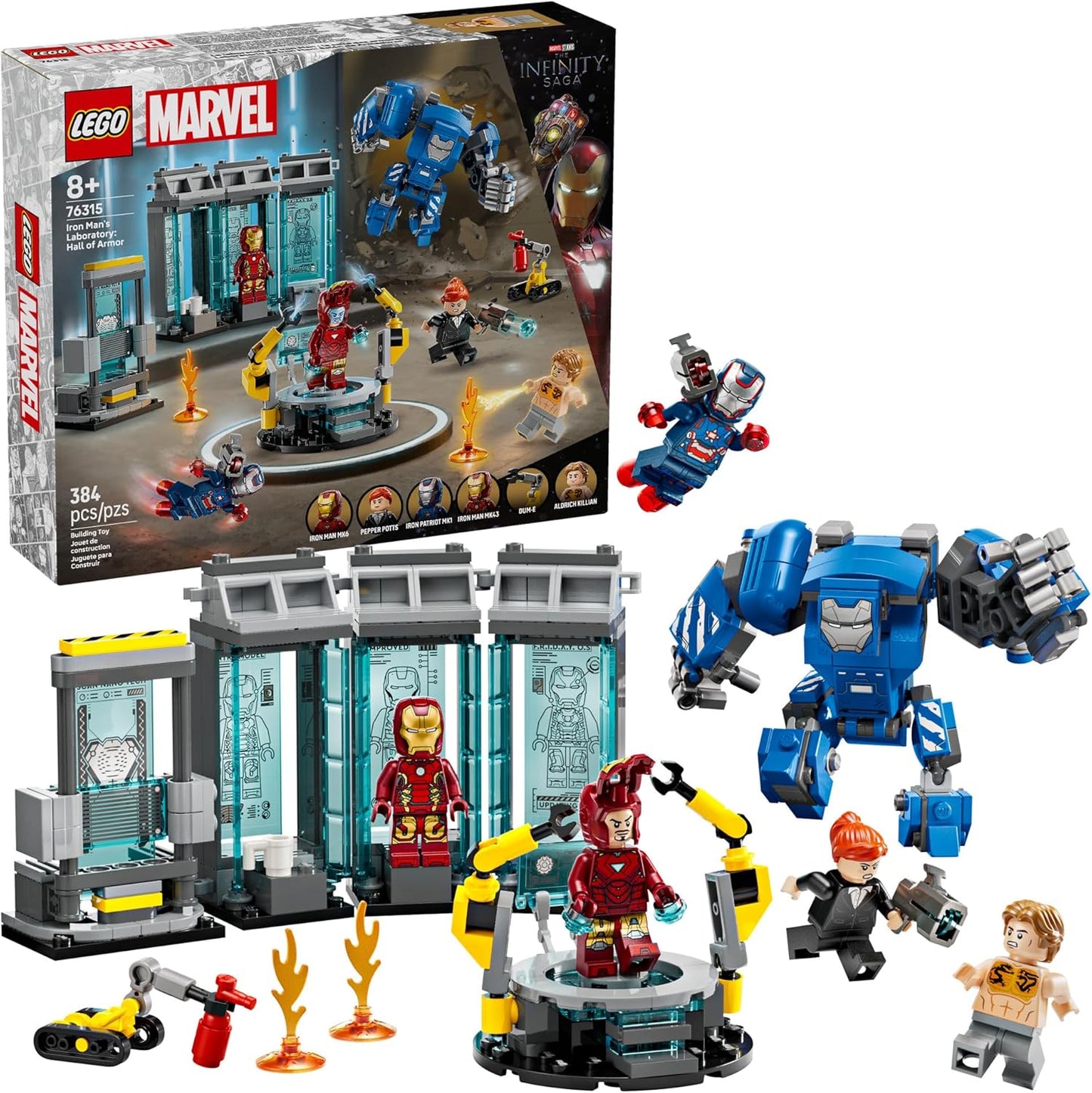 Iron Mans Lab Hall Armor