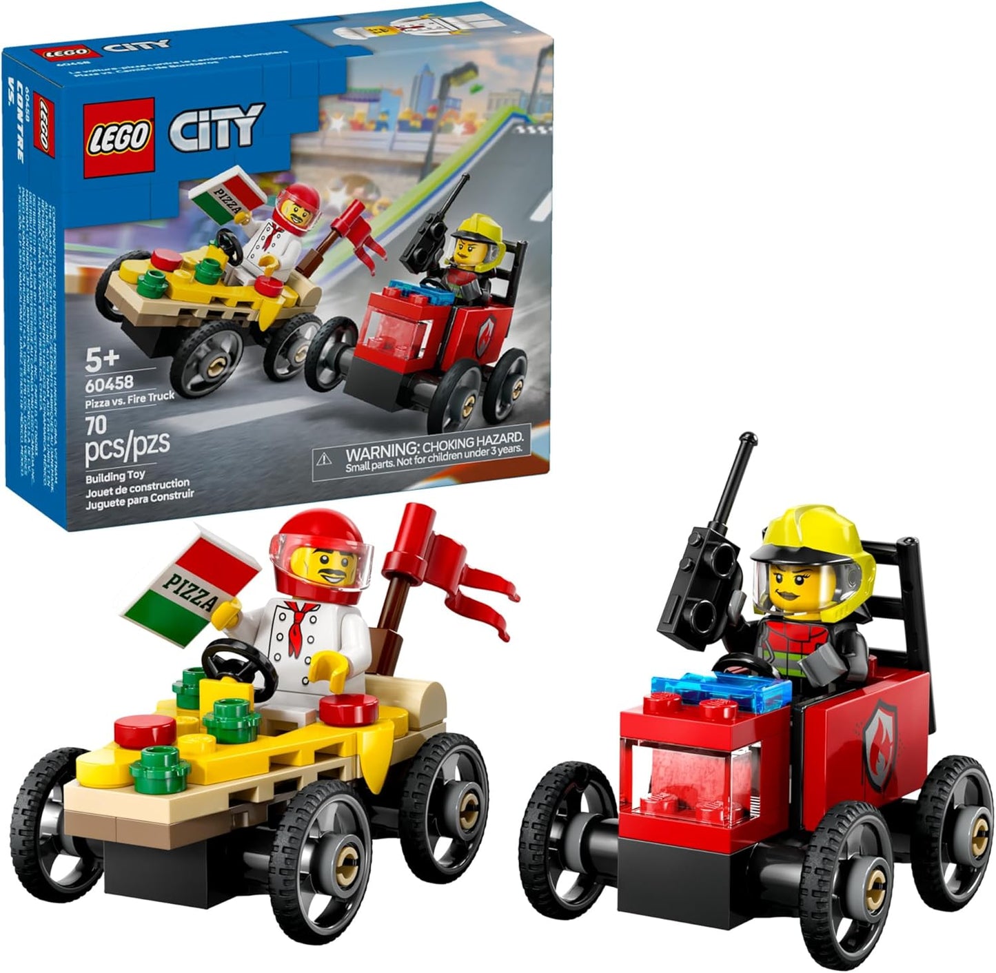 Pizza Fire Truck Race Car