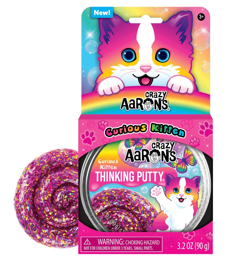 Crazy Aarons Curious Kitten
