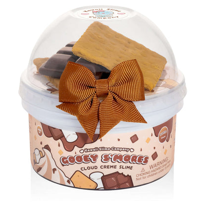 Kawaii Gooey S'mores Cloud Slime