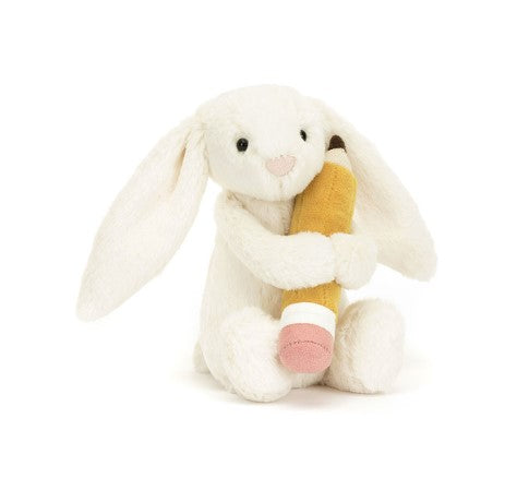 Bashful Bunny with Pencil