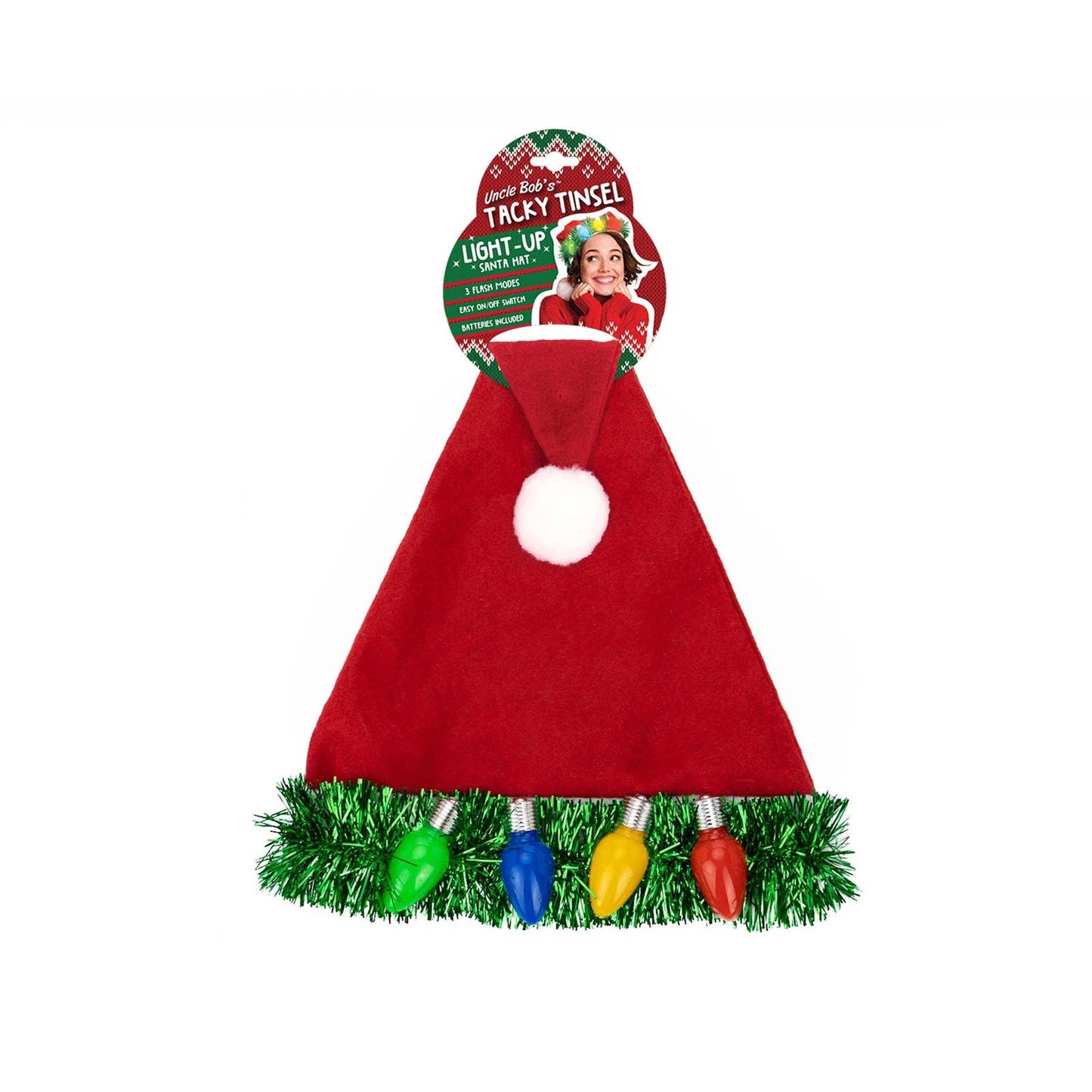 Light Up Santa Hat