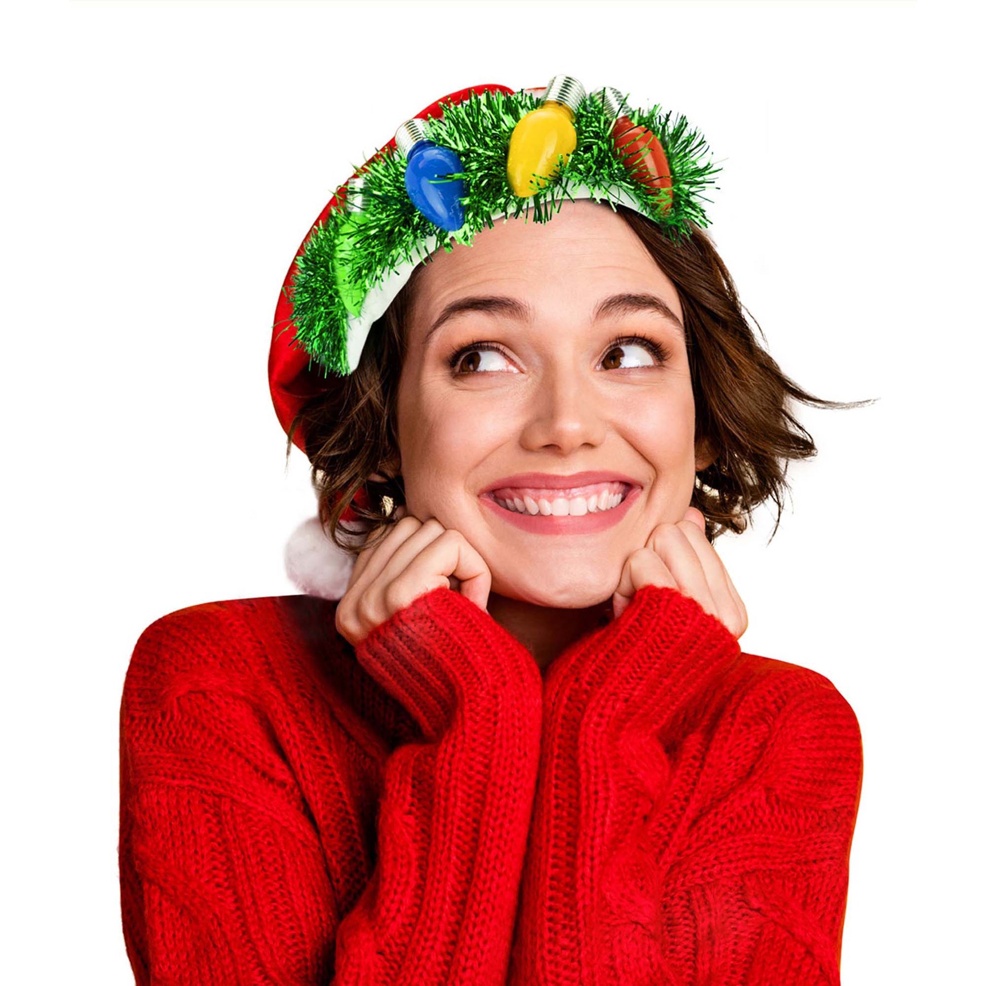 Light Up Santa Hat
